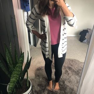 SOLD*** Express striped cardigan